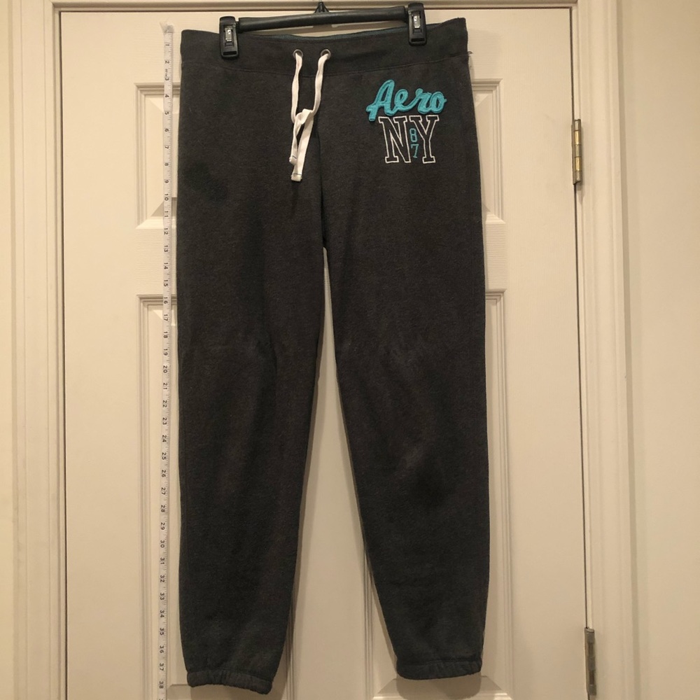 Aeropostale gray sweatpants size medium